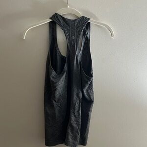 Grey Racerback Tank Top